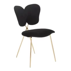 Set Of 2 Madeline Contemporary And Glam Chairs - LumiSource