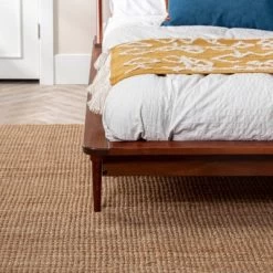 Boho Solid Wood Spindle Platform Bed - Saracina Home -Home Style Deals Store GUEST eddd6fd7 e683 4a43 ab14 7eb5a52e69b7