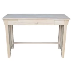Mission Desk With Drawer - Unfinished - International Concepts