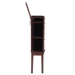 Francesca Jewelry Armoire Merlot Brown - Powell Company -Home Style Deals Store GUEST ef22f921 6e55 49f0 a560 b5555f43c3f4