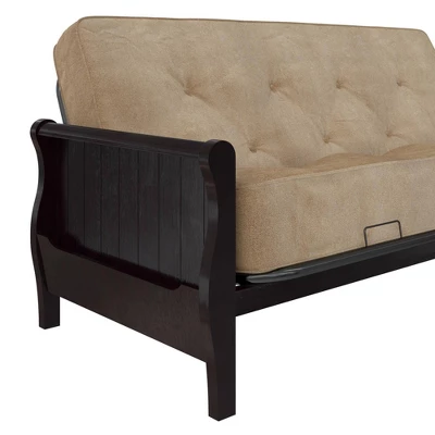 Full Brayden Wood Arm Futon Frame Espresso - Room & Joy 4 Full Brayden Wood Arm Futon Frame Espresso - Room & Joy - Image 4