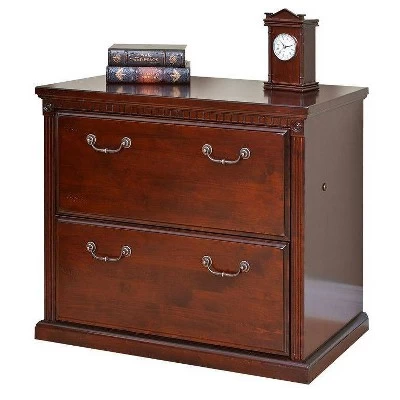 Huntington Club Two Drawer File Cabinet Cherry - Martin Furniture 1 Huntington Club Two Drawer File Cabinet Cherry - Martin Furniture