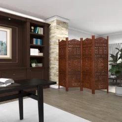 Traditional Wood Room Divider Screen Red - Olivia & May -Home Style Deals Store GUEST f0e7d6fd aac1 4eec 923c 2144c5bdb881