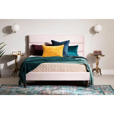 Maliza Upholstered Complete Platform Bed - South Shore 1 Maliza Upholstered Complete Platform Bed - South Shore