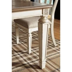 Realyn Rectangular Extendable Dining Table Chipped White - Signature Design By Ashley -Home Style Deals Store GUEST f1fc5abc 2b89 4c97 aeed e447de30f219