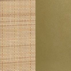 47" Mina Rattan And Wood 2 Door TV Cabinet For TVs Up To 59" White/Gold - Nathan James -Home Style Deals Store GUEST f33cac7b 7613 4152 9335 4e9eb77c1fef