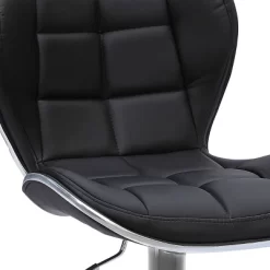 Set Of 2 Adjustable Chrome Accented Bonded Leather Barstool - Corliving -Home Style Deals Store GUEST f4830231 4f80 4603 8958 688a16f8a62b