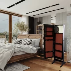 Jewelry Armoire Brown - Ore International -Home Style Deals Store GUEST f48c862a 5ee6 4ef1 b560 426b97dad716