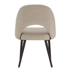 Set Of 2 Ragan Black Finish Fabric Upholstered Dining Chairs - Inspire Q -Home Style Deals Store GUEST f614cf45 5f5d 48fa be27 114d6a5f12d0