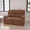 Flash Furniture Harmony Series Loveseat With Two Built-In Recliners