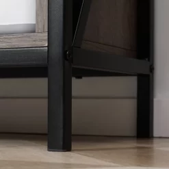 HOMCOM Farmhouse Buffet Cabinet, Kitchen Sideboard, Coffee Bar Cabinet With Sliding Barn Door And Adjustable Shelf For Living Room, Gray -Home Style Deals Store GUEST f794afd3 2fb0 421b b34a 9972af0dbffd