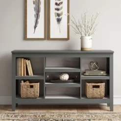 32" Carson Horizontal Bookcase With Adjustable Shelves - Threshold