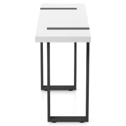 Druse Sofa Table With U-Shaped Legs White/Black - MiBasics -Home Style Deals Store GUEST f880272a 07a5 416f 84c2 f68695e62492