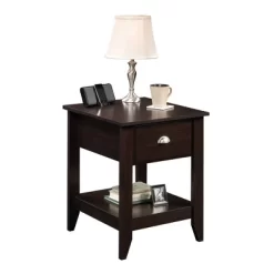 Sauder Shoal Creek Smart Center Side Table Jamocha Wood Finish -Home Style Deals Store GUEST f88caad8 c6e4 4693 9355 e54c3e7cb36a