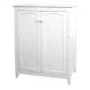 Wood 2 Door Storage Cabinet In White-Pemberly Row