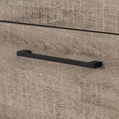 Munich 2 - Drawer Mobile File Cabinet - Weathered Oak - South Shore 6 Munich 2 - Drawer Mobile File Cabinet - Weathered Oak - South Shore - Image 6