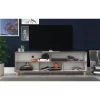 Warren TV Stand For TVs Up To 65" Dark Brown - Manhattan Comfort