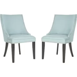 Afton 20"H Side Chair W/ Nail Heads (Set Of 2) - Safavieh -Home Style Deals Store GUEST f9c0cbe9 85d4 4760 a6d1 6fa4d6c3f79e