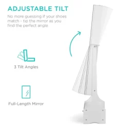 Best Choice Products Full Length LED Mirrored Jewelry Storage Organizer Cabinet W/ Interior & Exterior Lights -Home Style Deals Store GUEST fa81e794 feb8 4ee9 8200 ef260955b259