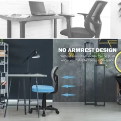 Tangkula Armless Mesh Office Chair Ergonomic Swivel Computer Desk Chair Height Adjustable Task Chair For Adults And Kids -Home Style Deals Store GUEST fa9ba015 0195 4f72 87a3 0bef3a852b1d