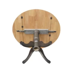 42" Nathaniel Round Dual Drop Leaf Dining Table Hickory/Washed Coal - International Concepts 14 42" Nathaniel Round Dual Drop Leaf Dining Table Hickory/Washed Coal - International Concepts -Home Style Deals Store GUEST fb0df0fb 7a40 48be bcd2 1d639504746d