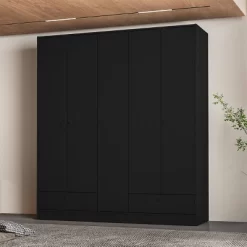 Denmark 5 Door 2 Drawer Wardrobe - Polifurniture -Home Style Deals Store GUEST fb1341b0 cdb7 4592 bb4c 8341bfc93676