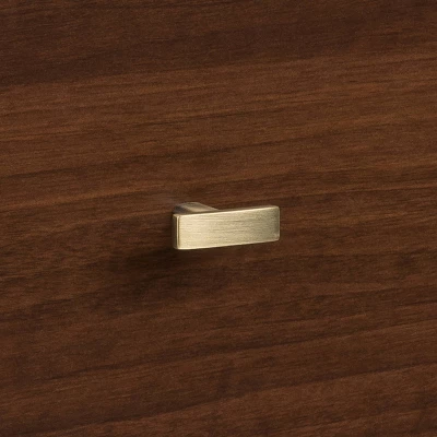 Mid Century Modern 2 Drawer Wide Nightstand - Prepac 9 Mid Century Modern 2 Drawer Wide Nightstand - Prepac - Image 9