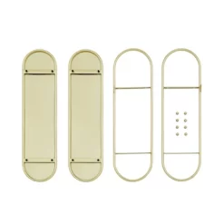 20" 2 Tier Warm Metal Hanging Bracket Wall Mounted Shelf Gold - Danya B. -Home Style Deals Store GUEST fb20f429 274a 4bb1 9729 2af707e2a88f