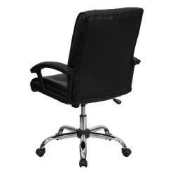 Flash Furniture Mid-Back Black LeatherSoft Swivel Manager's Office Chair With Arms -Home Style Deals Store GUEST fb3aac87 11d7 44a5 a3c0 6ca5bda0d555