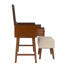 Viola Vanity Set Brown - Linon -Home Style Deals Store GUEST fb9d4375 987f 4ae7 82ee be8debf34376