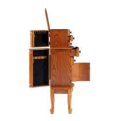 Marie Jewelry Armoire Oak - Powell Company -Home Style Deals Store GUEST fc080d4f ddd1 437c 91ee bc1ee9ab38cb