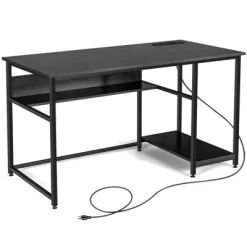 Costway 55'' Computer Desk Home Office PC Workstation W/ Power Outlets & USB Ports Rustic / Black 21 Costway 55'' Computer Desk Home Office PC Workstation W/ Power Outlets & USB Ports Rustic / Black -Home Style Deals Store GUEST fcce699f b42c 43da b5f4 b60d5b6b61be