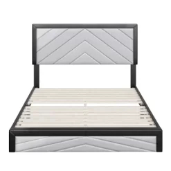 Blake Chevron Stitched Upholstered Platform Bed - Eco Dream -Home Style Deals Store GUEST fe2fad09 a664 41f3 8b80 ebb184bbc916