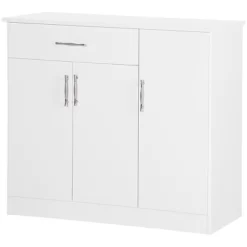 HOMCOM Modern Kitchen Sideboard, Buffet Table With Drawer, Double Door Cabinet And Adjustable Shelves For Living Room, Kitchen, Entryway, White 7 HOMCOM Modern Kitchen Sideboard, Buffet Table With Drawer, Double Door Cabinet And Adjustable Shelves For Living Room, Kitchen, Entryway, White -Home Style Deals Store GUEST fe91904a c97a 46e2 8bad 864579810c98