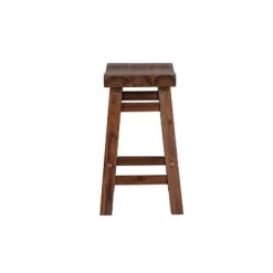 Set Of 2 18" Sonoma Saddle Stools Wire Brushed Finish Chestnut - Boraam -Home Style Deals Store GUEST ff2fbd10 5386 4365 bc6d 5a04e3e5e44e